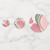 Table confetti in stylish abstract graphic konfetti (Rückseiten)