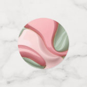 Table confetti in stylish abstract graphic konfetti (Klein Vorderseite)