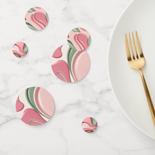 Table confetti in stylish abstract graphic konfetti (Gruppe)
