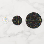 Table Confetti Juni, 24 Geburtstag Konfetti (Vorderseiten)