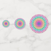 Table Confetti Mandala Mehndi Style G379 Konfetti (Rückseiten)