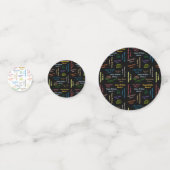 Table Confetti März, 7 Geburtstag Konfetti (Vorderseiten)