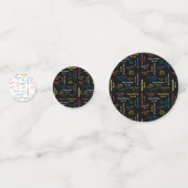 Table Confetti Oktober, 18 Geburtstag Konfetti (Vorderseiten)