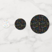 Table Confetti Oktober, 27 Geburtstag Konfetti (Vorderseiten)