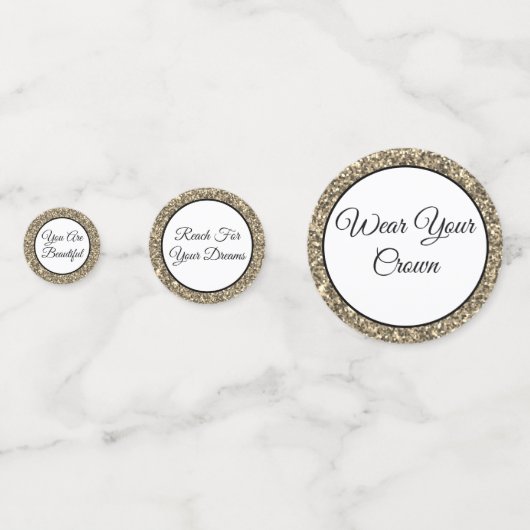 Table Confetti-Pageant Crown Mix Konfetti (Vorderseiten)