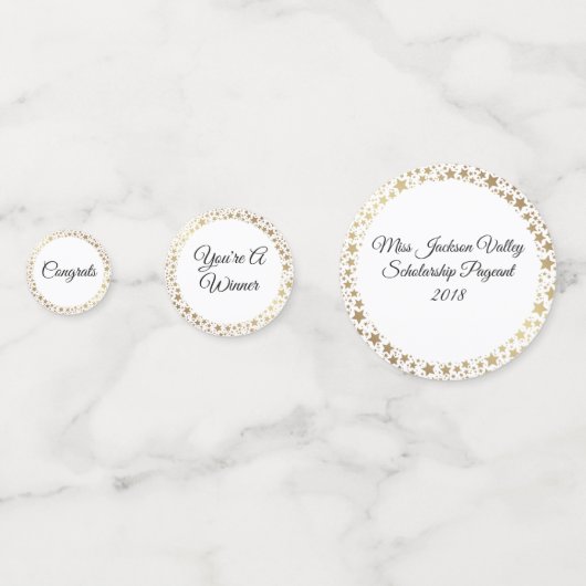 Table Confetti-Pageant Mix 3 Unsere Teilnehmer Konfetti (Vorderseiten)