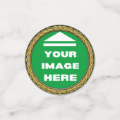 Table Confetti - Personalisiert - Bild hinzufügen Konfetti (Klein Vorderseite)