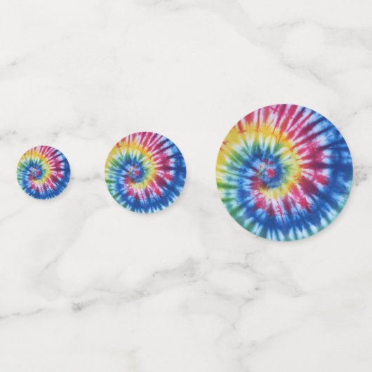 Table Confetti Rainbow Gefärbte Krawatte Rainbow C Konfetti (Rückseiten)