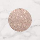 Table Confetti - Rose Gold Glitzer Fab Konfetti (Klein Vorderseite)