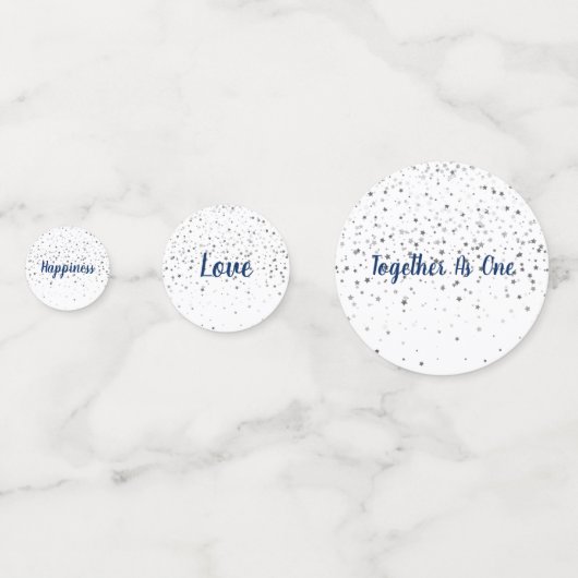 Table Confetti-Wedding Konfetti (Rückseiten)