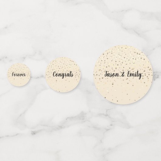 Table Confetti-Wedding Konfetti (Vorderseiten)