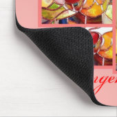 Table Flower Arrangement for Anniversary Mousepad (Ecke)