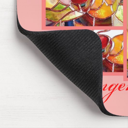 Table Flower Arrangement for Anniversary Mousepad (Ecke)