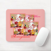 Table Flower Arrangement for Anniversary Mousepad (Mit Mouse)