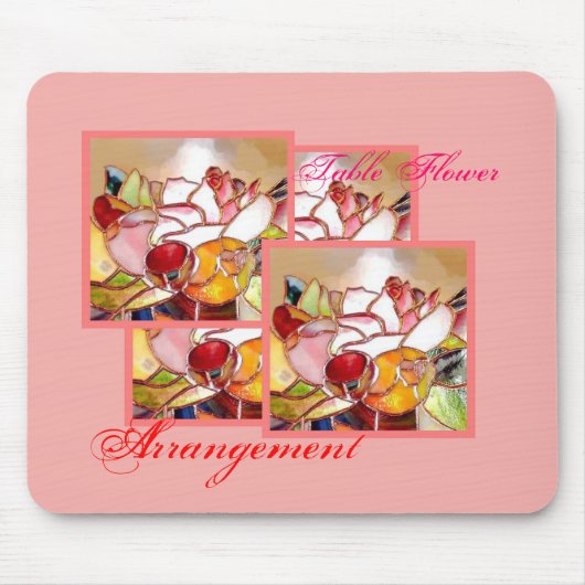 Table Flower Arrangement for Anniversary Mousepad (Vorne)