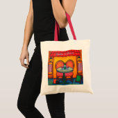 "Table for Two in Paris" Tote Bag Tragetasche (Vorderseite (Produkt))