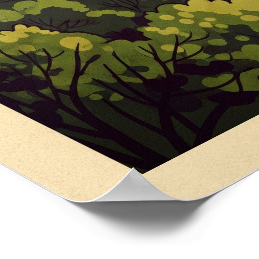 Table Mountain Cape Town - Südafrika V03 Poster (Ecke)