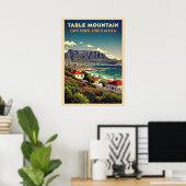Table Mountain Cape Town - Südafrika V03 Poster (Heimbüro)