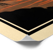 Table Mountain Cape Town - Südafrika V06 Poster (Ecke)