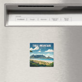 Table Mountain National Park Südafrika Magnet (In Situ (Geschirrspüler))