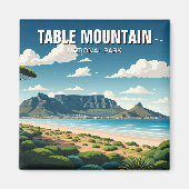 Table Mountain National Park Südafrika Magnet (Vorne)