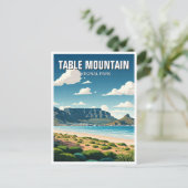 Table Mountain National Park Südafrika Postkarte (Stehend Vorderseite)