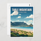 Table Mountain National Park Südafrika Postkarte (Vorne/Hinten)