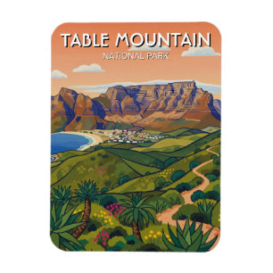 Table Mountain Nationalpark Südafrika Magnet