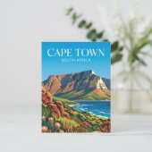 Table Mountain Nationalpark Südafrika Postkarte (Stehend Vorderseite)