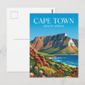 Table Mountain Nationalpark Südafrika Postkarte (Vorne/Hinten)