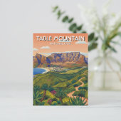 Table Mountain Nationalpark Südafrika Postkarte (Stehend Vorderseite)