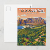 Table Mountain Nationalpark Südafrika Postkarte (Vorne/Hinten)