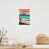 Table Mountain Nationalpark Südafrika Vintag Poster (Küche)