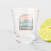 Table Mountain Nationalpark Südafrika Vintag Schnapsglas (Rückseite)