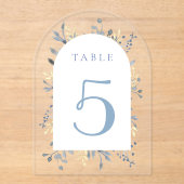 table number 5 acryleinladungen (Vorderseite)