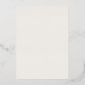 Table Numbers 30–39 | Real Gold Foil Folieneinladung (Rückseite)