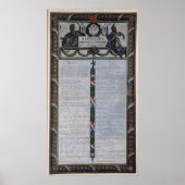 Table of the Declaration of the Rights of Man Poster (Vorne)