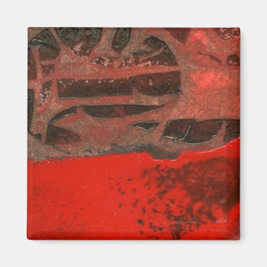 "Table Rock #3" Abstrakt Art Magnet (Vorne)