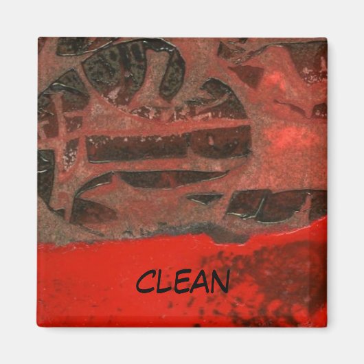 "Table Rock #3" - Magnet für Abstrakte Geschirrspü (Vorne)