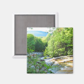 Table Rock Flume Brook Franconia NH Magnet (Vorderseite/Rückseite)
