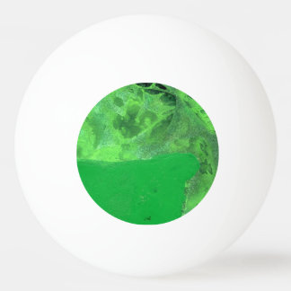 "Table Rock green & red" Abstrakt Ping Pong Ball Tischtennisball