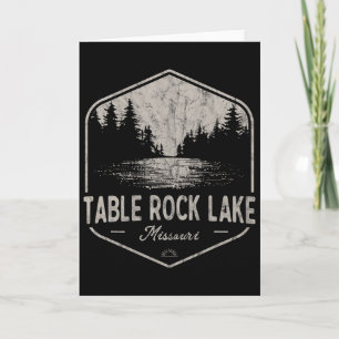 Table Rock Lake Missouri Outdoor-Vintage Karte