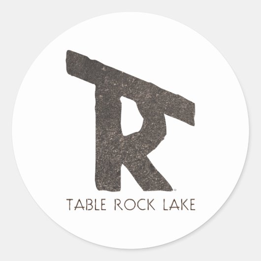Table Rock Lake Runder Aufkleber (Vorderseite)