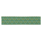 Table Runner Add Names Emerald Green & Gold Kurzer Tischläufer (Horizontal)