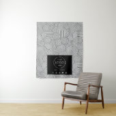 Table Runner Banner Business Logo Mitte Jahrhunder Wandteppich (Beispiel)