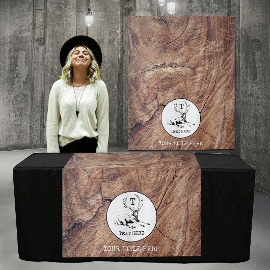 Table Runner Banner Business Monogram Jagd Wandteppich