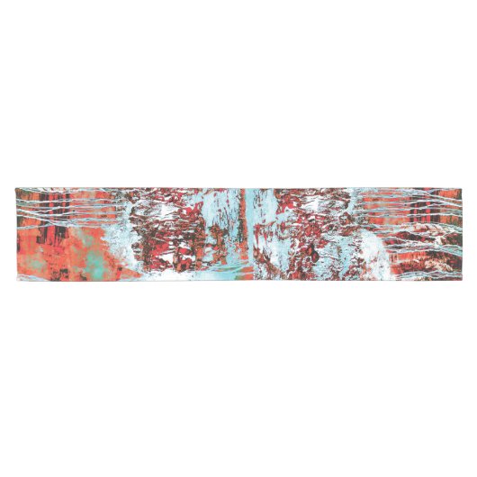 Table Runner – Corrosion Pulse Kurzer Tischläufer (Horizontal)