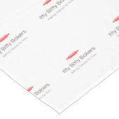 Table Runner Itty Bakers Logo Kurzer Tischläufer (Ecke)
