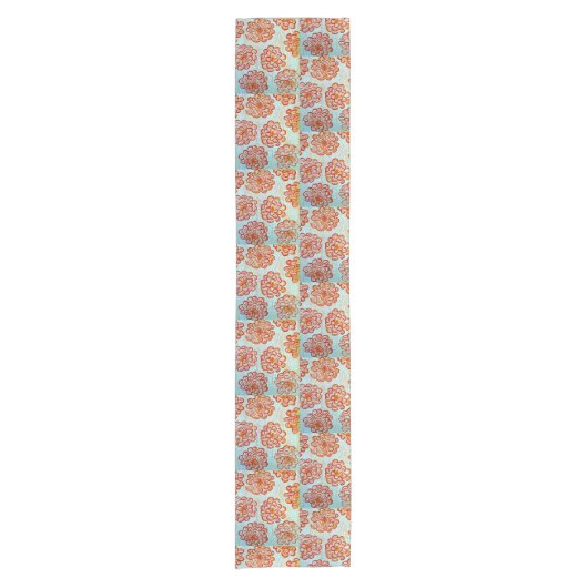 Table Runner Marigolds 6 Kurzer Tischläufer (Vorderseite)