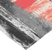 Table Runner – Red Pulse Abstract Design Kurzer Tischläufer (Ecke)